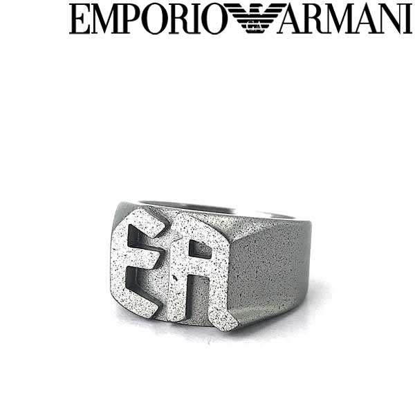 アルマーニ 指輪 EMPORIO ARMANI リング・指輪 エンポリオアルマーニ メンズ&レディース マットシルバー EGS2664040 ブランド