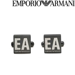 EMPORIOARMANI カフス EMPORIO ARMANI カフスボタン エンポリオアルマーニ メンズ&レディース マットガンメタル ロゴ EGS2756060 ブランド