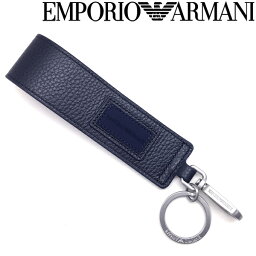 アルマーニ キーケース EMPORIO ARMANI キーホルダー エンポリオアルマーニ メンズ&レディース レザー 大きめ ネイビー Y4R329-Y076E-85713 ブランド キーリング キーケース