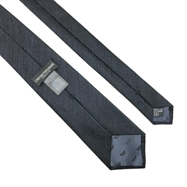 EMPORIO ARMANI ネクタイ エンポリオアルマーニ メンズ シルク ナイトブルー【剣先幅：7.5cm】 340075-620-00036 ブランド【ネクタイまとめ買い割引実施中】2点→1,000円off／3点→2,000円off
