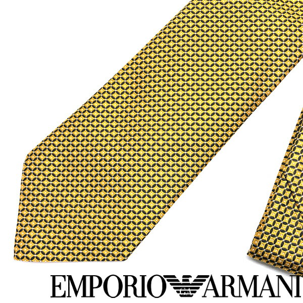 EMPORIO ARMANI ネクタイ エンポリオアルマーニ メンズ シルク オレンジ×グレー×シルバー 【剣先幅：8.5cm】 340282-642-17462 ブランド