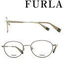 FURLA メガネフレーム フルラ レディース ベージュ 眼鏡 VFU-525J-0596 ブランド