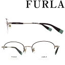 FURLA メガネフレーム フルラ レディース ボルドー 眼鏡 VFU-526J-0AH7 ブランド