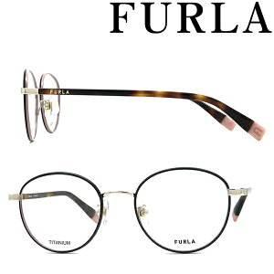 FURLA メガネフレーム フルラ レディース チャコールグレー 眼鏡 VFU-575J-08GH ブランド