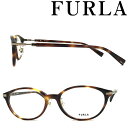 FURLA メガネフレーム フルラ レディース ハバナ 眼鏡 VFU-614J-0745 ブランド