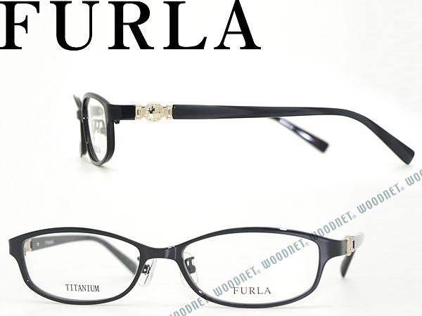 FURLA めがね ブラック フルラ 眼鏡 メガネフレーム VU-4287J-530 ブランド/メンズ&レディース/男性用&女性用/度付き・伊達・老眼鏡・カラー・パソコン用PCメガネレンズ交換対応/レンズ交換は6,800円〜のサムネイル