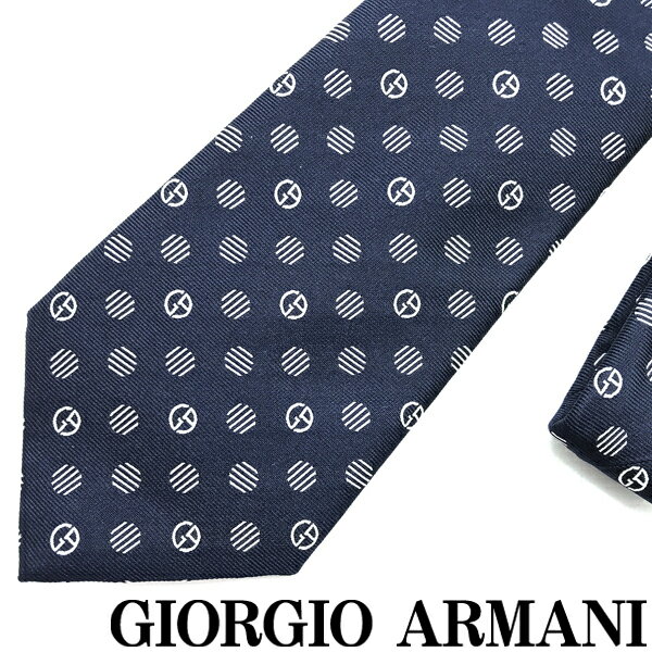 GIORGIO ARMANI ネクタイ ジョルジオアルマーニ メンズ シルク ブルー 青 【剣先幅:8cm】 360054-916-00035 ブランド