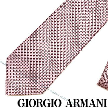 GIORGIO ARMANI ネクタイ ジョルジオアルマーニ シルク メンズ ピンク×レッドパープル 360087-931-00091 ブランド ビジネス