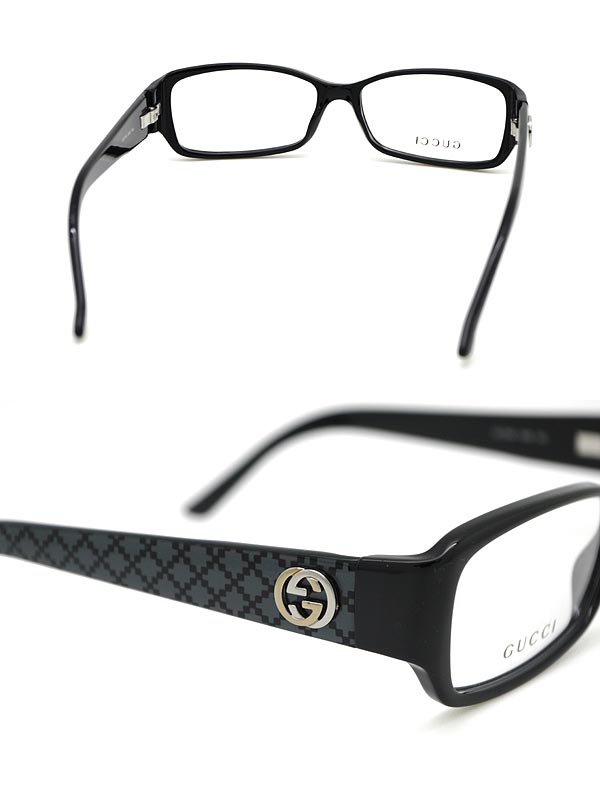 【楽天市場】【送料無料】グッチ メガネフレーム ブラック×グレー GUCCI 眼鏡 めがね GUC-GG-3184-SGR ブランド/メンズ