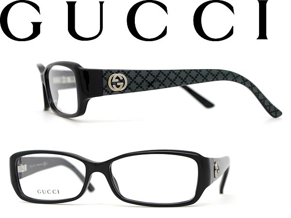 【楽天市場】【送料無料】グッチ メガネフレーム ブラック×グレー GUCCI 眼鏡 めがね GUC-GG-3184-SGR ブランド/メンズ