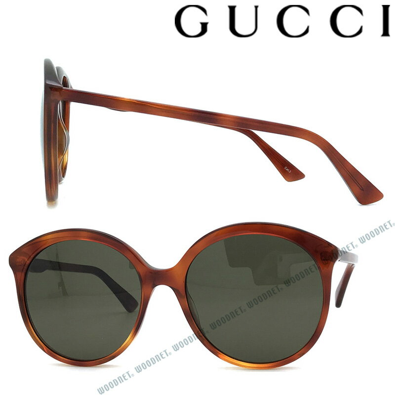 グッチ サングラス メンズ GUCCI サングラス UVカット グッチ メンズ&レディース ブラウン GUC-GG-0257S-002 ブランド