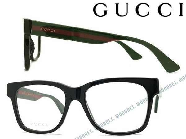 GUCCI メガネフレーム グッチ メンズ&レディース ブラック 眼鏡 GUC-GG-0342O-004 ブランド