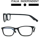 ITALIA INDEPENDENT メガネフレーム イタリア インディペンデント メンズ&レディース ブラック 眼鏡 II-JP5101-009-GLS ブランド