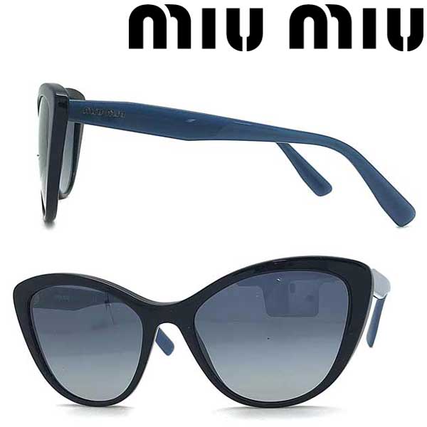 miu miu 󥰥饹 ߥ奦ߥ奦 ǥ ǡ֥롼 0MU-05XS-1AB3AO ֥