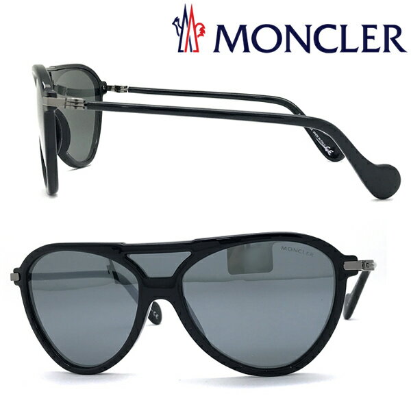 【在庫処分特価】MONCLER サングラス モンクレール メンズ&レディース ブラックミラー 00ML-0054-01C ブランド