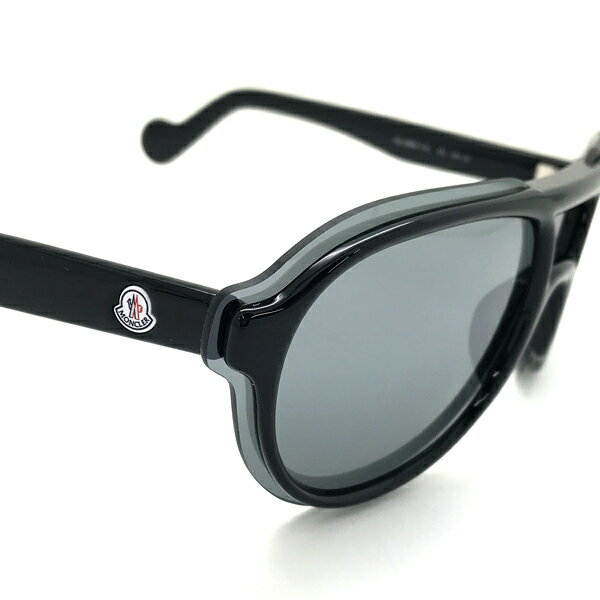 【在庫処分特価】MONCLER サングラス モンクレール メンズ&レディース ブラックミラー 00ML-0055-01C ブランド