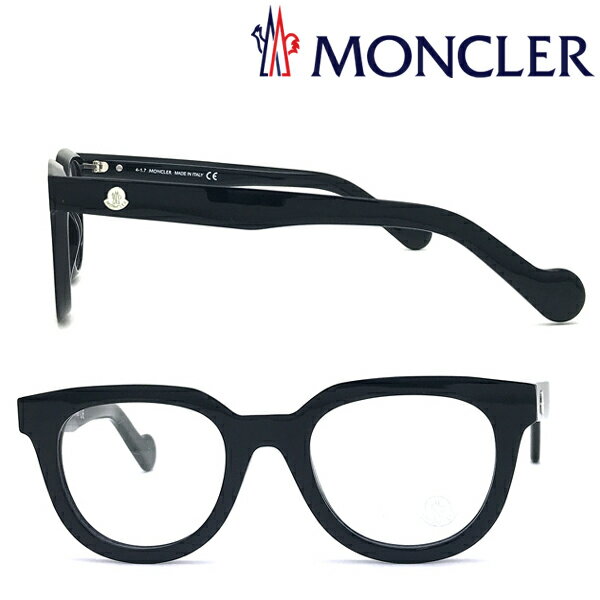 MONCLER メガネフレーム モンクレール メンズ レディース ブラック 眼鏡 00ML-5005-001 ブランド