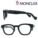 【在庫処分特価】MONCLER メガネフレーム モンクレール メンズ&レディース ブラック 眼鏡 00ML-5017-001 ブランド