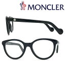 【在庫処分特価】MONCLER メガネフレーム モンクレール メンズ&レディース ブラック 眼鏡 ML-5043-001 ブランド