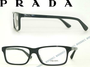 プラダ PRADA メガネフレーム 眼鏡 ブラック めがね PR-06SVF-1AB1O1 ブランド/メンズ&レディース/男性用&女性用/度付き・伊達・老眼鏡・カラー・パソコン用PCメガネレンズ交換対応