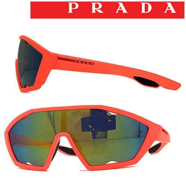 PRADA LINEA ROSSA サングラス プラダリネアロッサ メンズ&レディース イエローミラー 0PS-16US-4484J2 ブランド スポーツ ゴルフ