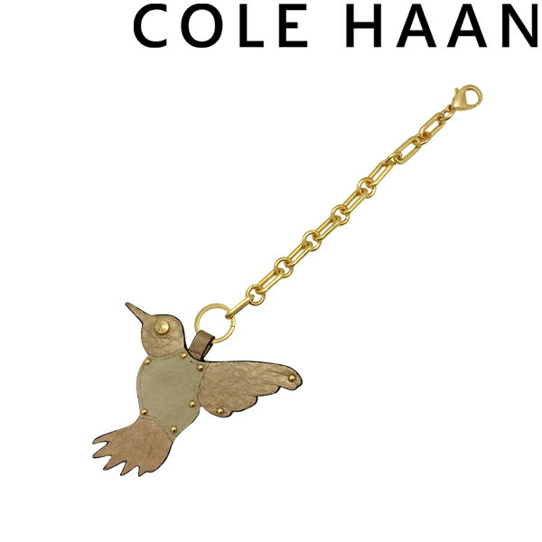 COLE HAAN キーホルダー コールハーンバード バッグチャーム ブラウン×ゴールド R-CH-0556-06 ブランド キーリング