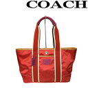 【中古】COACH トートバッグ コーチ【非常に良い】手提げ 鞄 バック M04M 1894 レッド R-CO-B-0564-06 ブランド レディース(4)