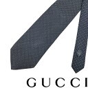 【中古】GUCCI ネクタイ グッチ 【やや傷や使用感あり】メンズ Gロゴ ネイビー 【剣先幅：9.5cm】R-GG-T-0057-04 ブランド