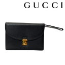 【中古】GUCCI セカンドバッグ グッチ 【非常に良い】メンズ クラッチバッグ 鞄 鍵付き ブラック r-gucci-b-0031-05 ブランド