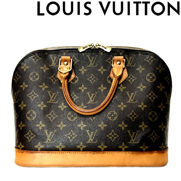 【中古】 LOUIS VUITTON ハンドバッグ ルイヴィトン 【やや傷や使用感あり】 鞄 レディース M51130 アルマ モノグラム柄 ブラウン R-LV-M51130-762-2 ブランド