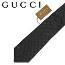 【中古】GUCCI ネクタイ グッチ 【ほぼ新品】メンズ GG柄 ダークブラウン 【剣先幅:8.3cm】r-gucci-t-0100-03 ブランド【ネクタイま...