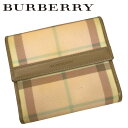 【中古】BURBERRY バーバリー 二つ折り財布【やや傷や使用感あり】バーバリー チェック柄 ナイロンコーティング メンズ&レディース ブランド r-bu-w-p241208-05