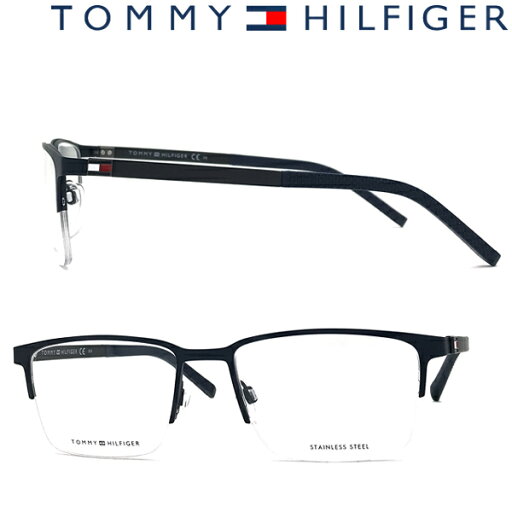 TOMMY HILFIGER メガネフレーム トミーヒルフィガー メンズ&レディース マットネイビー 眼鏡 TH1917-FLL ブランド TOMMY HILFIGER メガネフレーム トミーヒルフィガー メンズ&レディース マットネイビー 眼鏡 TH1917-FLL ブランド