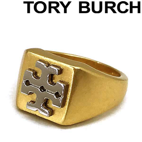 TORY BURCH リング 指輪 トリーバーチ レディース ヴィンテージゴールド×シルバー アクセサリー 50930-039 ブランド