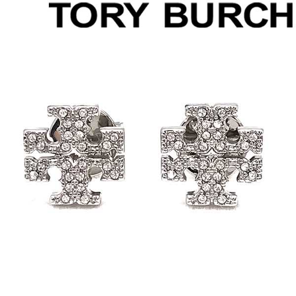 TORY BURCH ピアス トリーバーチ クリスタルロゴ 