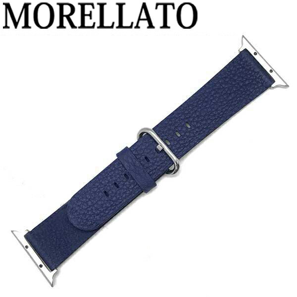 ■ブランド名 MORELLATO ■品名 U4739-A-STRAP カーフレザー アップルウォッチ42mm専用腕時計ベルト ダークブルー ■品番（管理番号） U4739-A-STRAP-CASSA-712-062-22 ■サイズ 【22】時計装着側の幅：22mm、バックル側の幅：20mm ■対象 メンズ&nbsp;&nbsp;レディース ■素材 カーフ（牛革） ■カラー ダークブルー ■商品説明 カーフレザーを使用したおすすめのアップルウォッチ42mm専用腕時計ベルトです♪ ≪サイズ【22】厚さ 約2mm、長さ：6時側（剣先側）：120mm、12時側（尾錠側）：75mm≫【並行輸入商品-Italy】 ※天然皮革を使用しております為、記載サイズと若干のズレが生じる場合がございます。 ※社外品です。純正品では御座いませんのでご注意下さい。 ※該当する腕時計に適した造りとなっておりますが、場合によりベルト部分への加工に専門の技術を要する場合が御座います。ご購入の時計販売店、もしくはメーカーに事前にお問い合わせください。当店ではそれぞれの症状に関しての対応(返品・交換)は致しかねますので、 あらかじめご了承ください。MORELLATO（モレラート）は、イタリアのジュエリーブランドで、1930年に設立されました。その製品は、洗練されたデザインと高品質な素材が特徴であり、特に腕時計やアクセサリーで知られています。モレラートの腕時計は、精密なムーブメントとエレガントなデザインが魅力であり、ファッショナブルで信頼性の高いアイテムとして広く愛用されています。また、モレラートのアクセサリーは、華やかなデザインと豊富なバリエーションで、ファッションのアクセントとして重宝されています。モレラートは、伝統と革新を融合させたジュエリーを提供し、ラグジュアリーなスタイルを追求するファッション愛好家に支持されています。