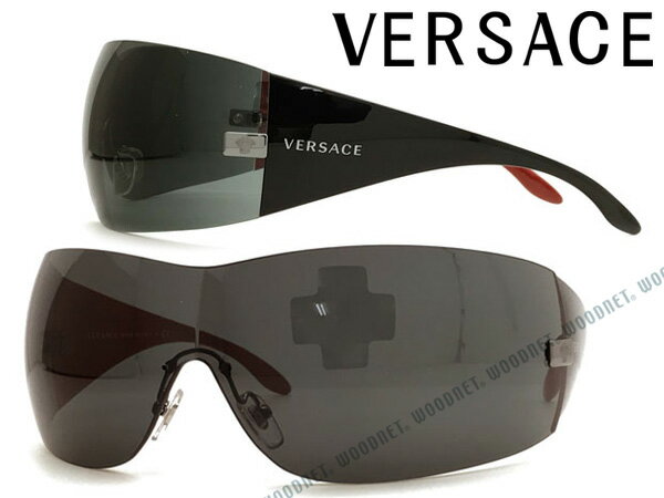 VERSACE サングラス UVカット ベルサーチ ヴェルサーチェ ちょいワル ちょい悪 メンズ&レディース ブラック 0VE-2054-1001-87-01 ブランド