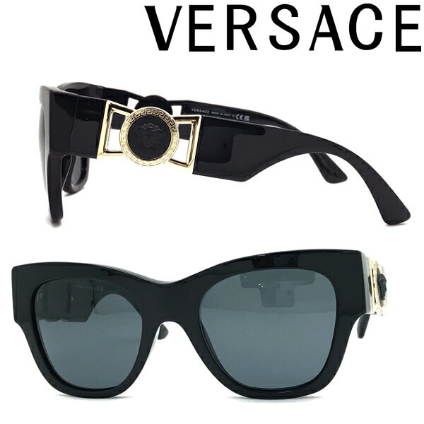 ヴェルサーチ VERSACE サングラス ベルサーチ ヴェルサーチェ メンズ&レディース サングラス ブラック ちょいワル ちょい悪 0VE-4415U-GB1-87 ブランド