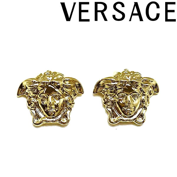 ヴェルサーチェ ピアス レディース VERSACE ピアス ベルサーチ ヴェルサーチェ 【在庫処分価格】メンズ＆レディース シャンパンゴールド メドゥーサ ロゴ DG2E533-DJMT-D00OC ブランド