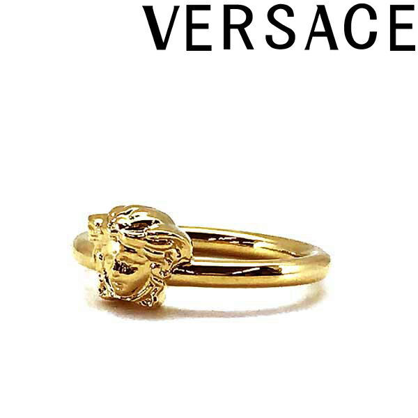 VERSACE リング・指輪 ベルサーチ ヴェルサーチェ メンズ&レディース メドゥーサロゴ リング・指輪 ゴールド DG5E544-DJMT-D00O ブランド