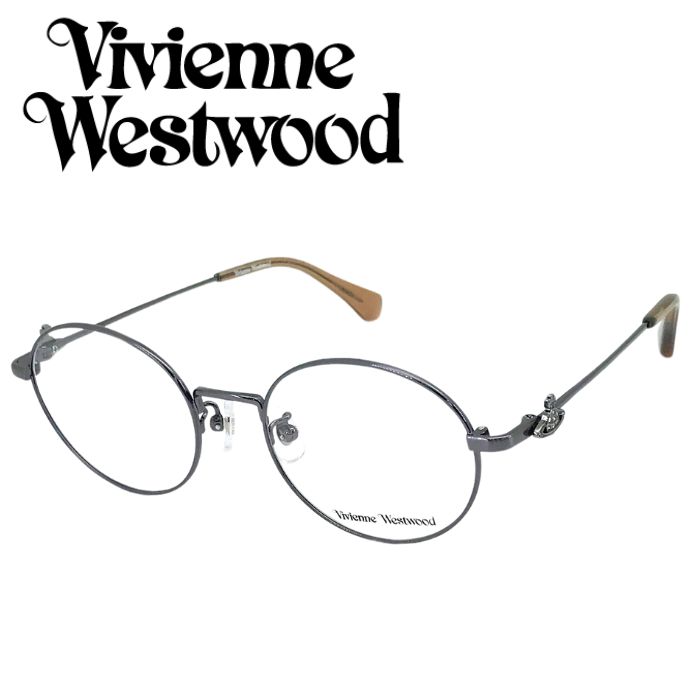 Vivienne Westwood メガネフレーム ヴィヴィアン ウエストウッド ガンメタル レディース 眼鏡 vw-40-0016-03 ブランド