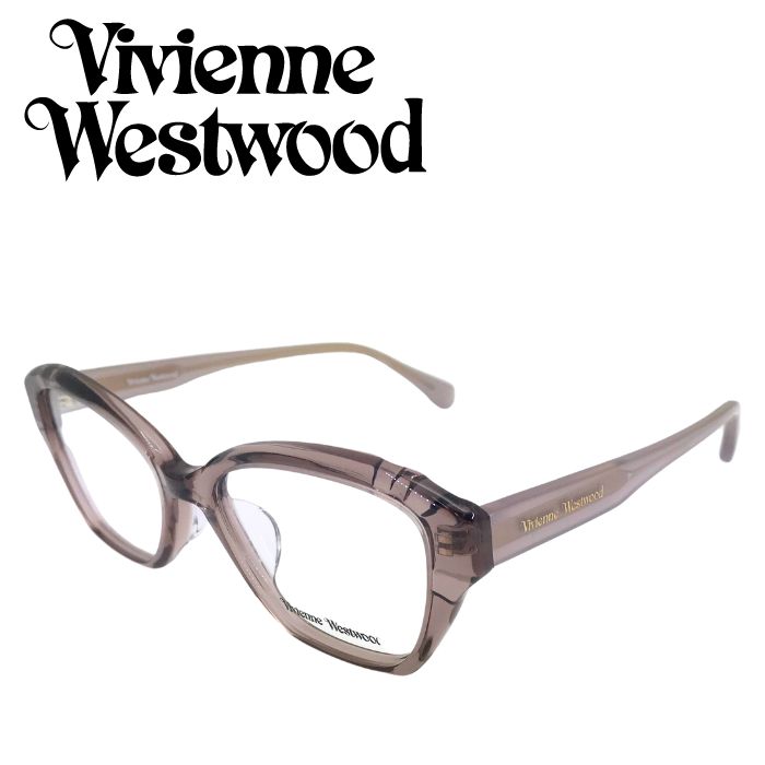 Vivienne Westwood メガネフレーム ヴィヴィアン ウエストウッド スケルトングレーベージュ レディース 眼鏡 vw-40-0022-02 ブランド