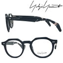 Yohji Yamamoto メガネフレーム ヨウジヤマモト メンズ レディース ブラック 眼鏡 YY-19-0065-02 ブランド