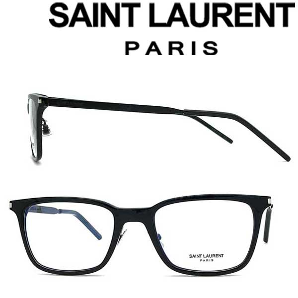 サンローラン メガネ メンズ SAINT LAURENT PARIS メガネフレーム サンローランパリ メンズ&レディース ブラック 眼鏡 SL-262-001 ブランド