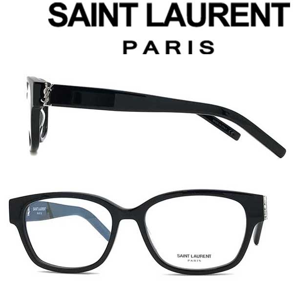 サンローラン メガネ メンズ SAINT LAURENT PARIS メガネフレーム サンローランパリ メンズ&レディース ブラック 眼鏡 SL-M35-002 ブランド