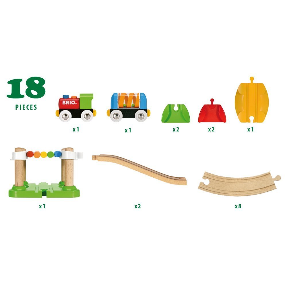 1歳 2歳 男の子 おもちゃ BRIO レールウェイ マイファースト ビギナーセット 【ブリオ】木のおもちゃ 汽車・汽車レールセット 1才 2才 誕生日プレゼント おもちゃ 赤ちゃん 幼児 ベビー 子供 木製玩具 誕生日 1歳 男 プレゼント 3