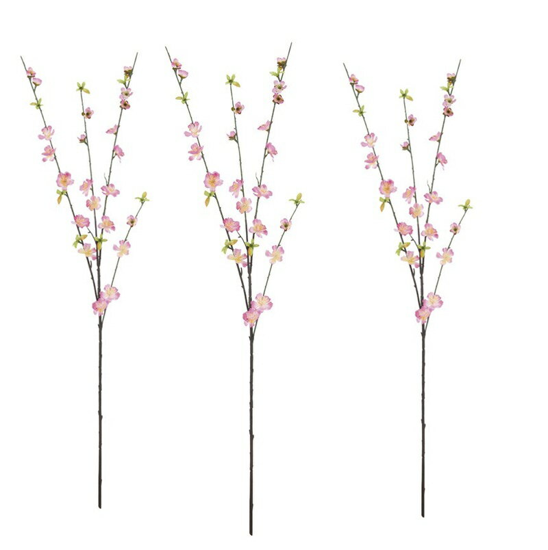 造花　桃　甲州の桃　3本組