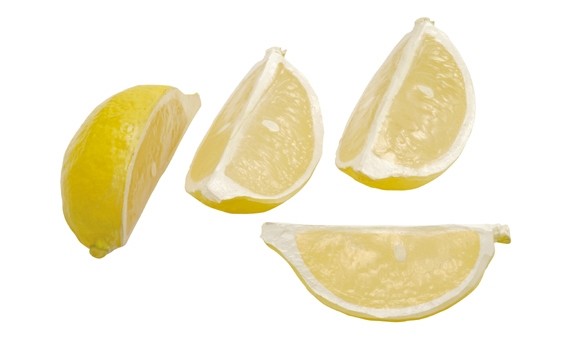 フルーツサンプル　イミテーション　【レモンカット4pcセット】