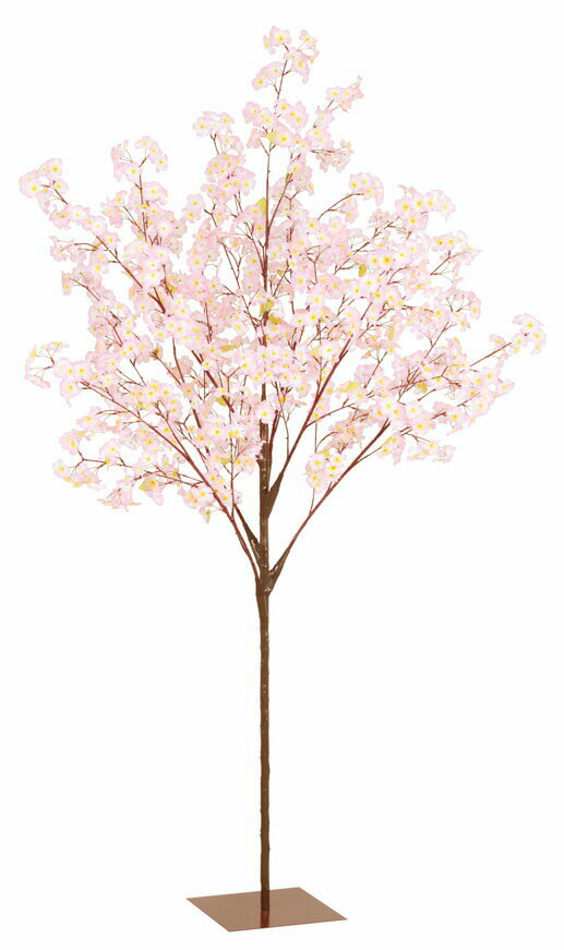 造花 210cm　桜立木 太幹 大 スタンド付き 立ち木 春の造花 桜飾り 装飾 木 サクラ 飾り