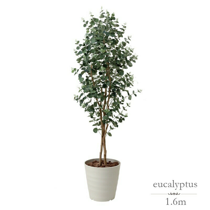 【人工観葉植物ユウカリ】【ウーカリ1.7m】【フェイクグリーン】【造花】【光触媒加工品】【送料無料】代引き不可
